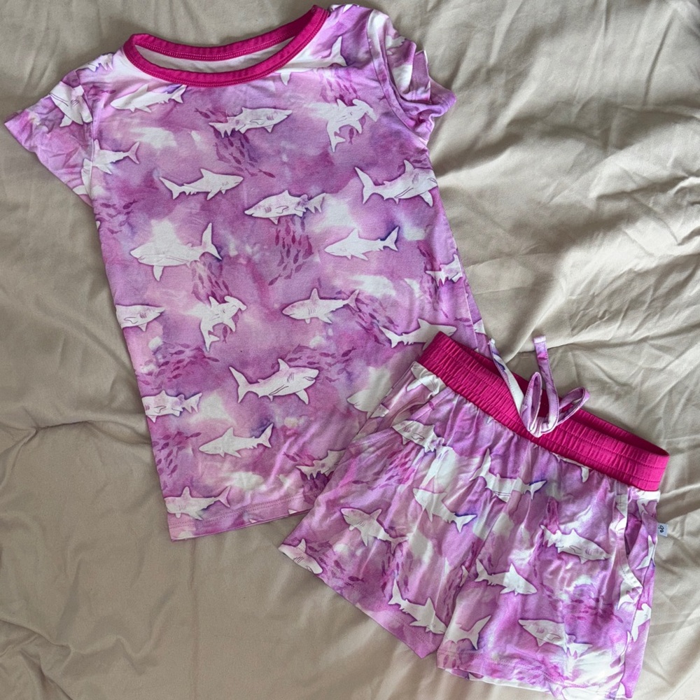 Birdie Bean Shark Bamboo PJs